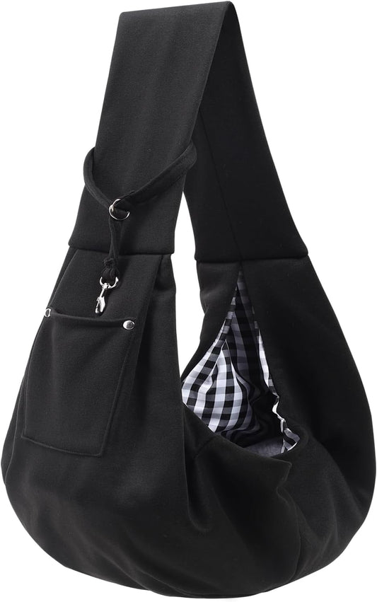 Furzino CozyCarry Pet Sling, Reversible Hands Free Carrier for Small Dogs and Cats